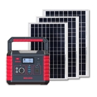 330Wh Portable Solar Panel 2000W Rechargeable Emergency Generator