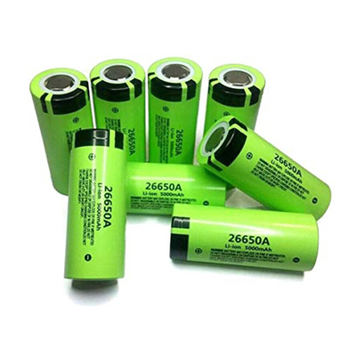 3.7V 26650 Lithium Ion Rechargeable Cell High Capacity 5000mAh