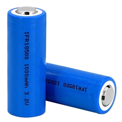 ICR18500 Cylindrical Lithium Ion Battery 1000mAh 3.7V Rechargeable
