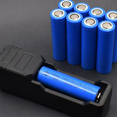 Power Tool 8C Cylindrical Lithium Ion Battery 3.7V 1500mAh 18650