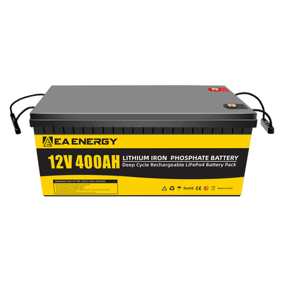 12V 400Ah 5120Wh Deep Cycle Lithium Ion Battery 32700 LiFePO4 Cell